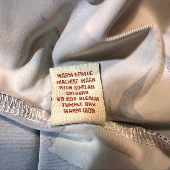 Aryeh Navy Tropical Print Slip On A Frame Dress is Bright Colors - Size Small - Picture 6 of 8